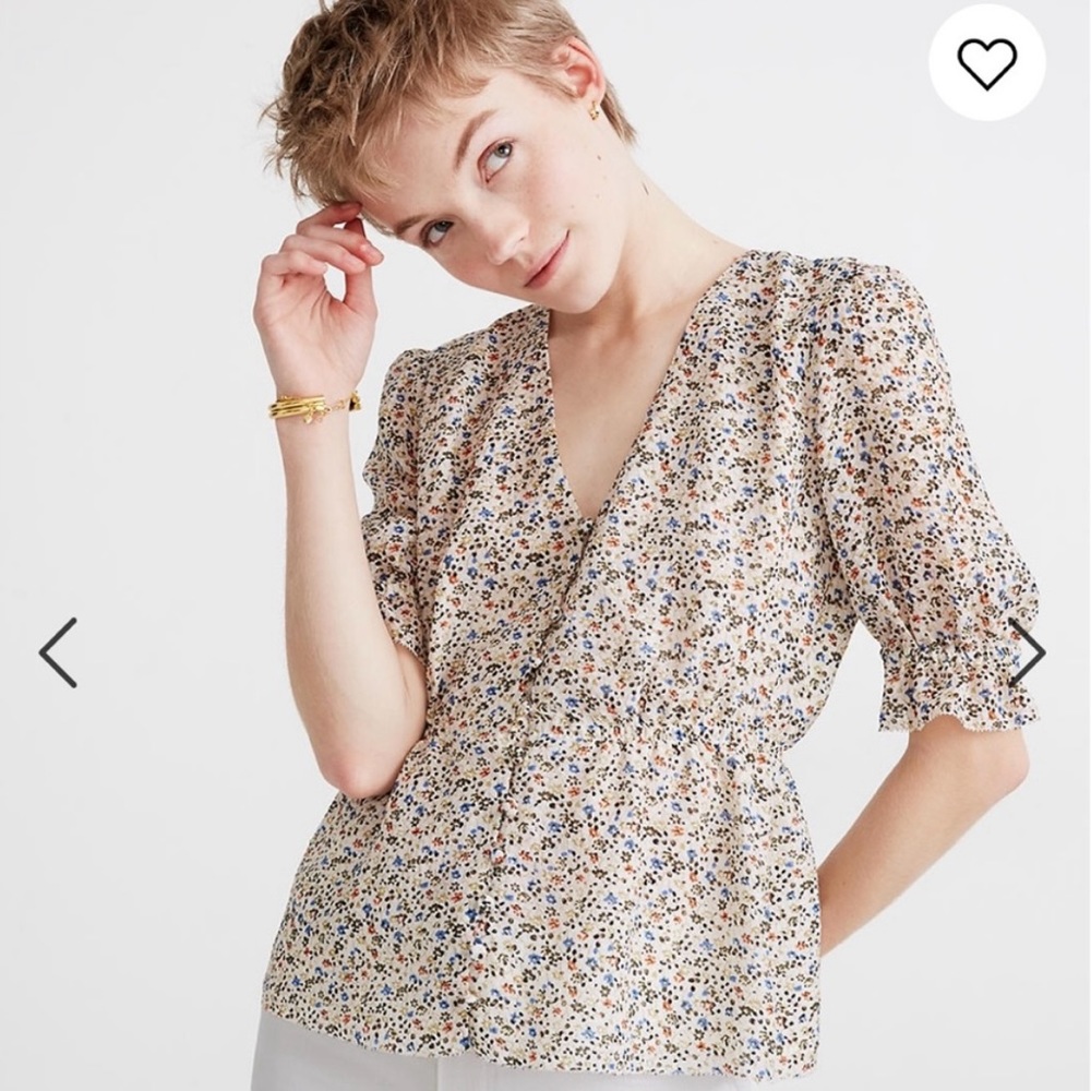 Madewell Dainty Floral Top